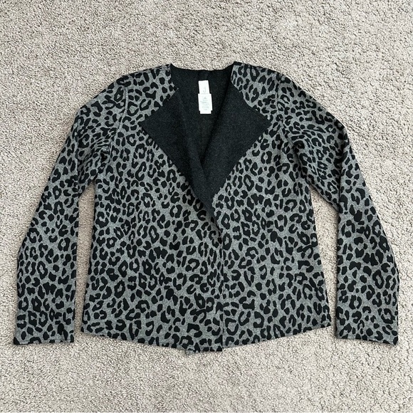Jones New York Jackets & Blazers - Jones New York Womens Size XS Wool Blend Leopard Print Jacket Blazer